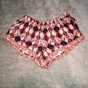 Tribal print shorts